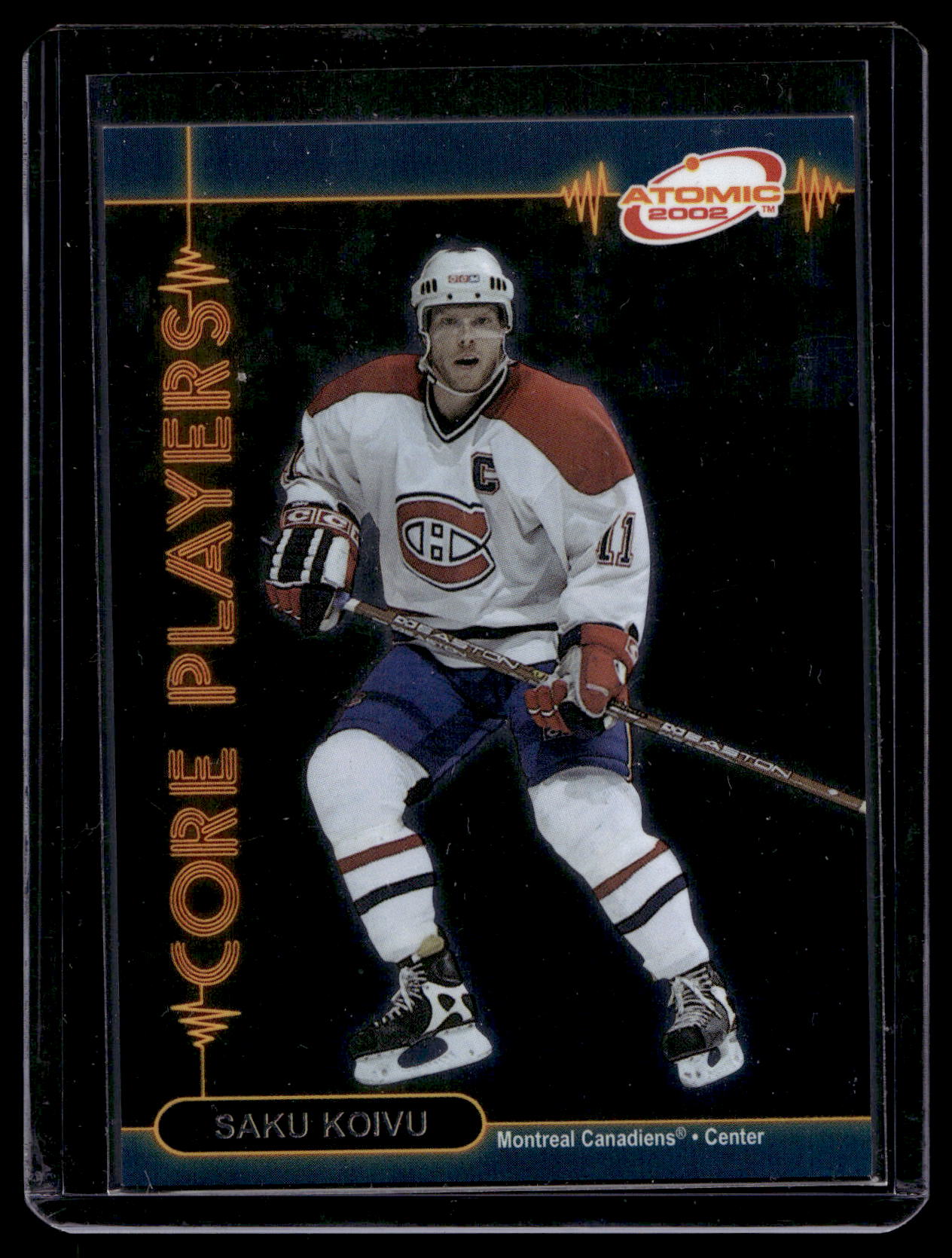 2001-02 Pacific Atomic - Core Players - Saku Koivu #9