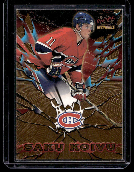 1997-98 Pacific Invincible - Featured Performers - Saku Koivu #18