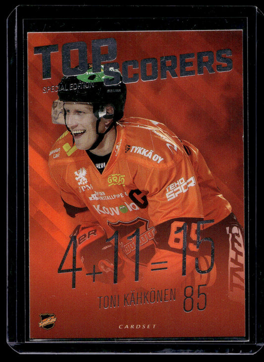 2017-18 Cardset - Top Scorers - Top Scorers Silver - Toni Kähkönen #TS7 /499