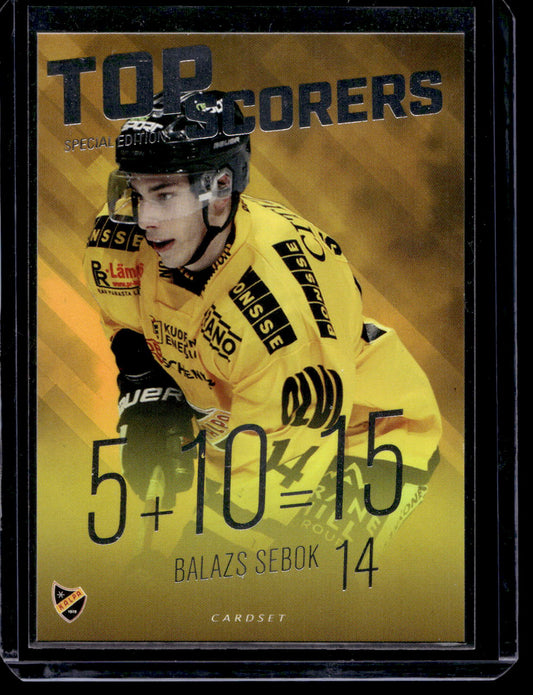 2017-18 Cardset - Top Scorers - Top Scorers Silver - Balazs Sebok #TS6 /499