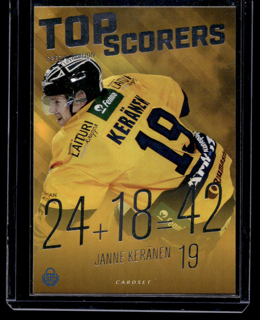 2017-18 Cardset - Top Scorers - Top Scorers Silver - Janne Keränen #TS9 /499