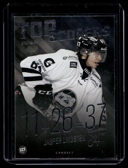 2017-18 Cardset - Top Scorers - Top Scorers Silver - Jasper Lindsten #TS14 /499