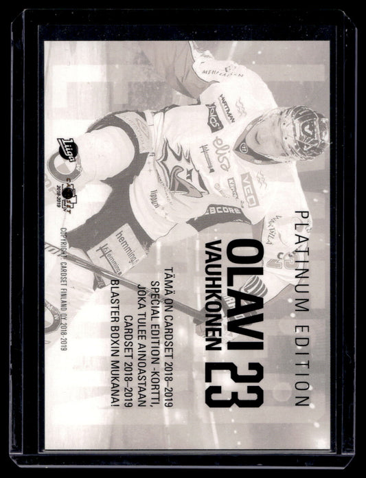 2018-19 Cardset - Limited Edition 2018 Series 1 - Olavi Vauhkonen