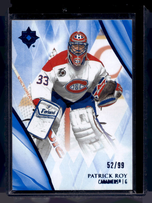 2023-24 Upper Deck Ultimate Collection - Blue - Legends - Patrick Roy #95 /99