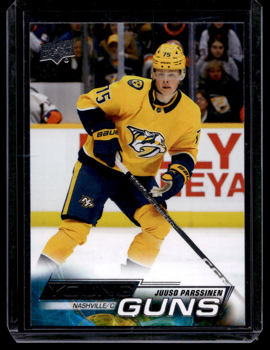 2022-23 Upper Deck Extended Series - Young Guns - Juuso Parssinen #706 RC