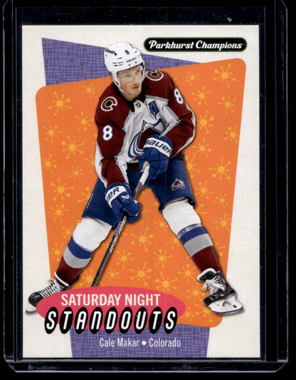 2024-25 Upper Deck Parkhurst Champions - Saturday Night Standouts - Cale Makar #SS-7