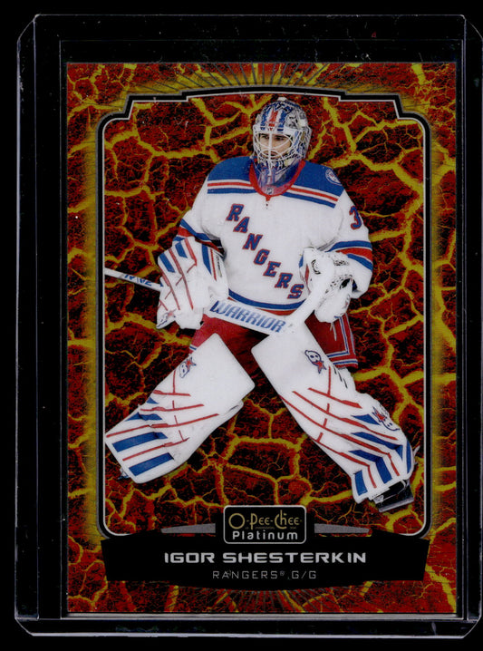 2022-23 O-Pee-Chee Platinum - Hot Magma - Igor Shesterkin #16 /499