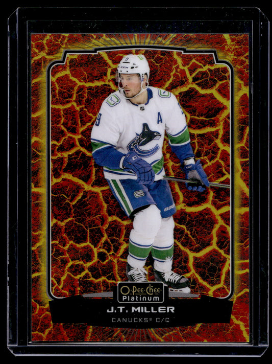 2022-23 O-Pee-Chee Platinum - Hot Magma - J.T. Miller #185 /499