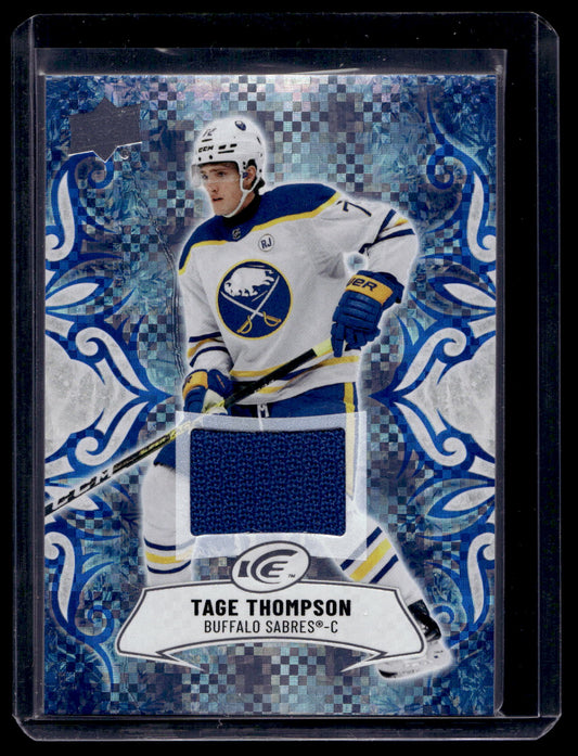 2024-25 Upper Deck Ice - Blue Jersey - Tage Thompson #56