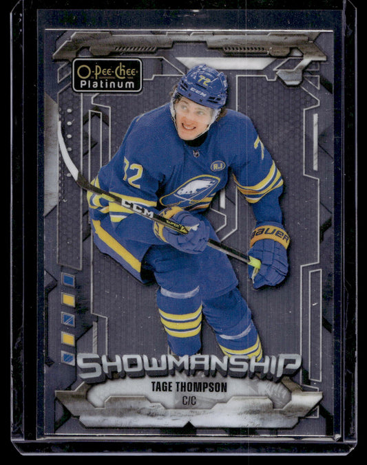 2024-25 Upper Deck OPC Platinum - Showmanship - Tage Thompson #S-11