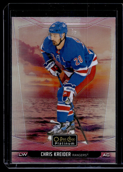 2024-25 Upper Deck OPC Platinum - Sunset - Chris Kreider #123