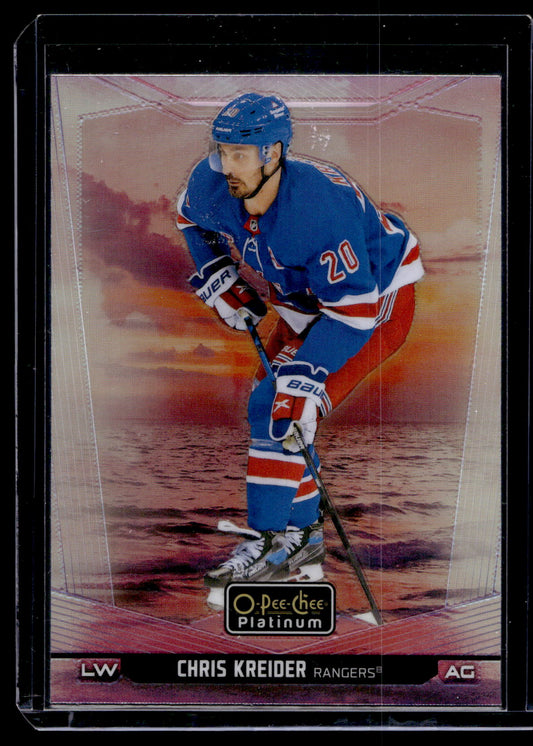 2024-25 Upper Deck OPC Platinum - Sunset - Chris Kreider #123