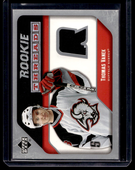 2005-06 Upper Deck - Rookie Threads - Thomas Vanek #RT-TV RY