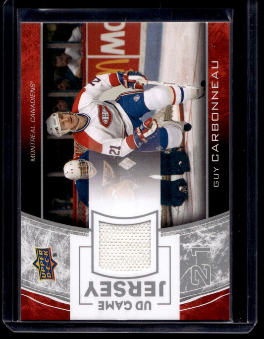 2013-14 Upper Deck - UD Game Jersey Series 1 - Guy Carbonneau #GJ-GC