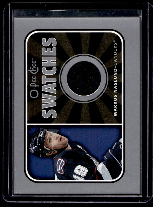 2006-07 O-Pee-Chee - Swatches - Markus Naslund #S-MN