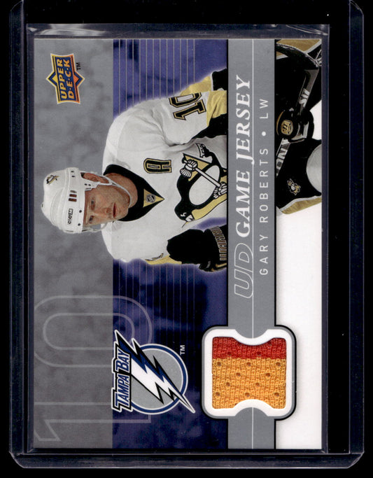 2008-09 Upper Deck - UD Game Jersey Series 1 - Gary Roberts #GJ-GR