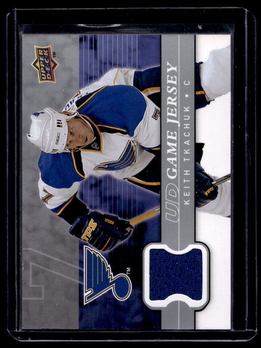 2008-09 Upper Deck - UD Game Jersey Series 1 - Keith Tkachuk #GJ-KT