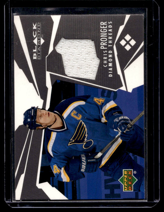2003-04 Upper Deck Black Diamond - Threads - Chris Pronger #DT-CP