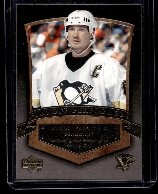 2005-06 Upper Deck - Playoff Performers - Mario Lemieux #PP7