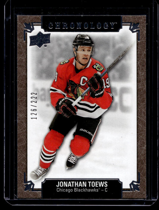 2019-20 Upper Deck Chronology - Jonathan Toews #125 /222
