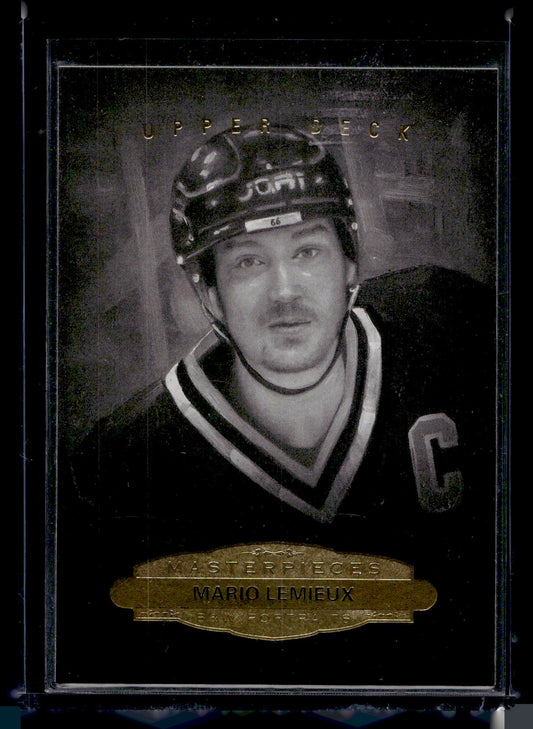 2014-15 Upper Deck Masterpieces - B&W Portraits - Mario Lemieux #153