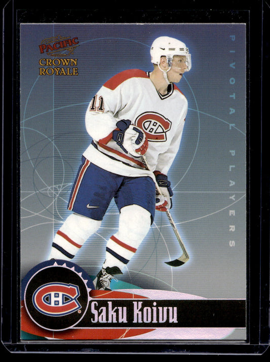 1998-99 Pacific Crown Royale - Pivotal Players - Saku Koivu #13