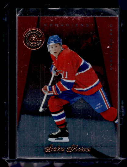 1997-98 Pinnacle Certified - Certified Red - Saku Koivu #44