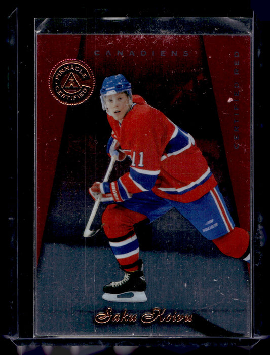 1997-98 Pinnacle Certified - Certified Red - Saku Koivu #44