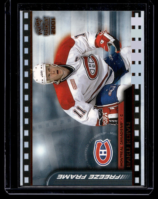 2000-01 Pacific Paramount - Freeze Frame - Saku Koivu #20