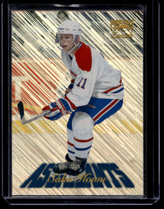 1996-97 Pinnacle Zenith - Assailants - Saku Koivu #5