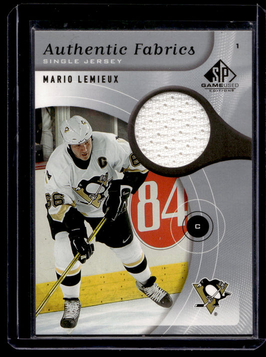 2005-06 Upper Deck SP Game Used Edition - Authentic Fabrics - Mario Lemieux #AF-ML
