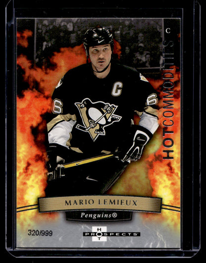 2007-08 Fleer Hot Prospects - Hot Commodities - Mario Lemieux #129 /999