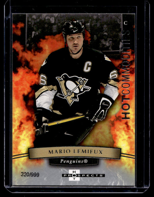 2007-08 Fleer Hot Prospects - Hot Commodities - Mario Lemieux #129 /999