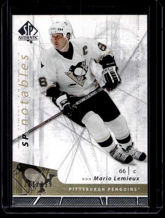 2006-07 Upper Deck SP Authentic - SP Notables - Mario Lemieux #131  /999