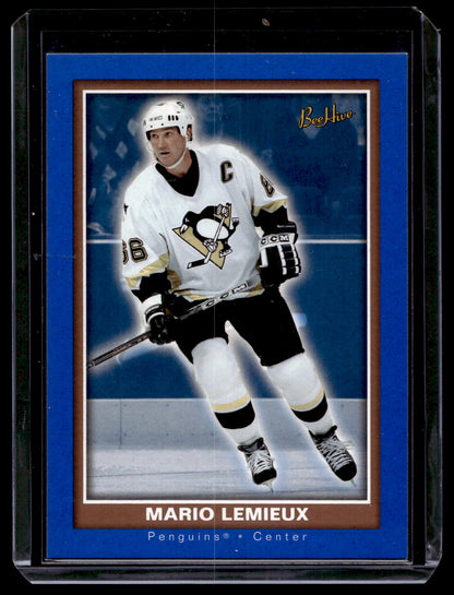 2005-06 Upper Deck Bee Hive - Blue - Mario Lemieux #71
