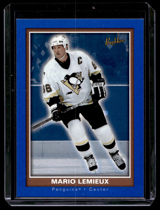 2005-06 Upper Deck Bee Hive - Blue - Mario Lemieux #71