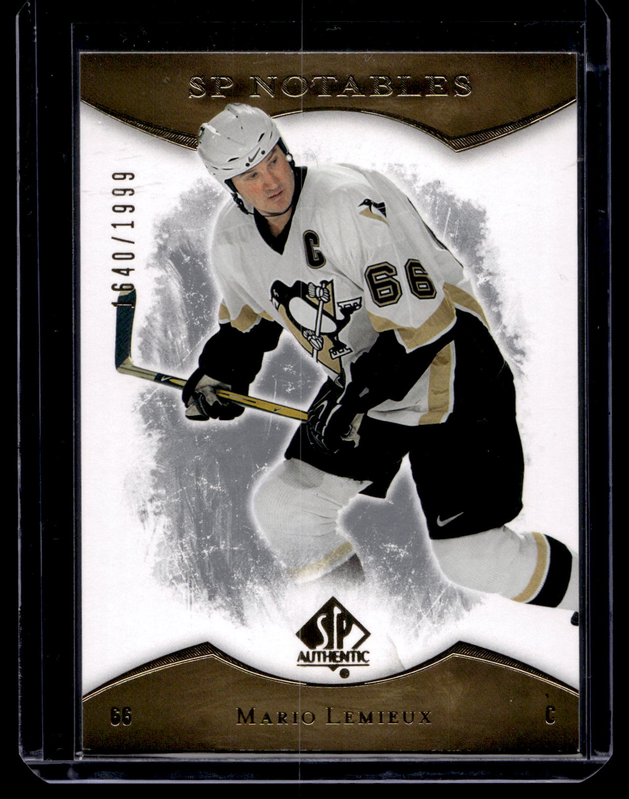2007-08 Upper Deck SP Authentic - SP Notables - Mario Lemieux #114 /1999