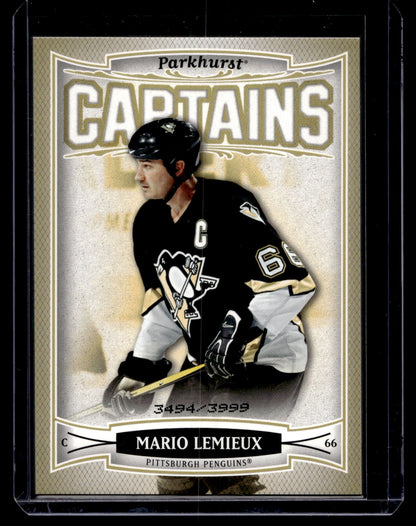 2006-07 Upper Deck Parkhurst - A Salute to Captains - Mario Lemieux #204 /3999