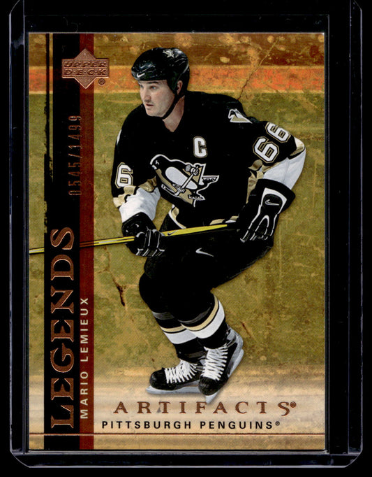 2007-08 Upper Deck Artifacts - Legends - Mario Lemieux #102 /1499