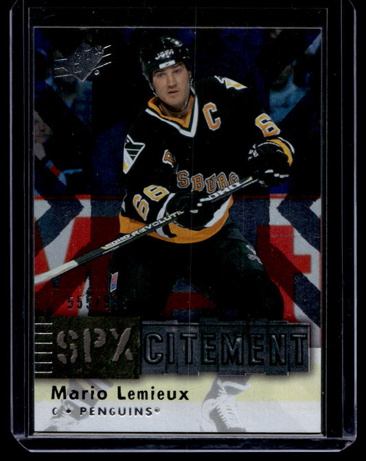 2009-10 Upper Deck SPx - SPXcitement - Mario Lemieux #X66 /999