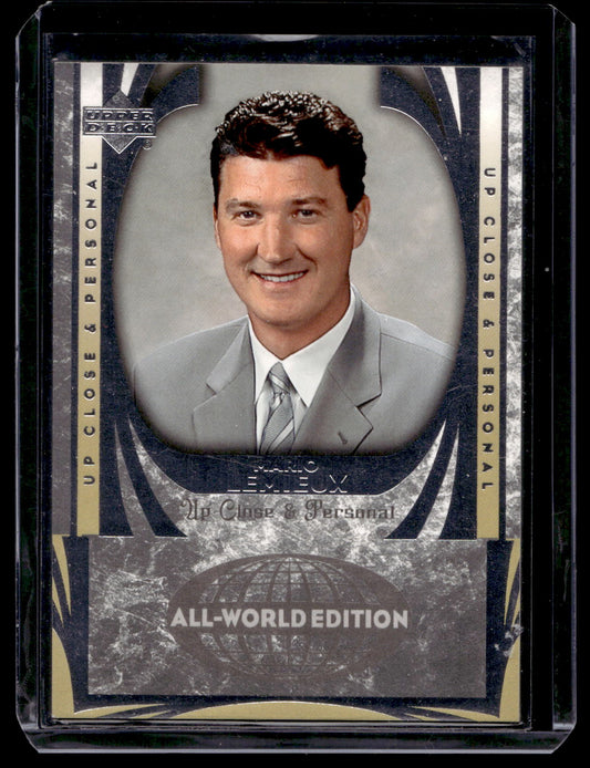2004-05 Upper Deck All-World Edition - Up Close & Personal - Mario Lemieux #101