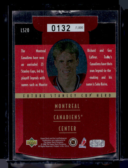 1996-97 Upper Deck - Lord Stanley's Heroes - Semifinals - Saku Koivu #LS20 /1000