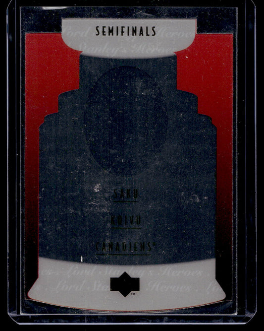 1996-97 Upper Deck - Lord Stanley's Heroes - Semifinals - Saku Koivu #LS20 /1000