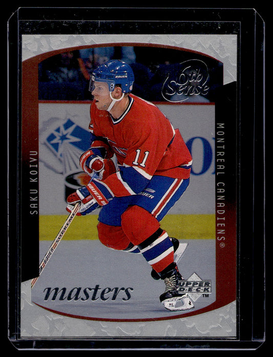 1997-98 Upper Deck - 6th Sense - Masters - Saku Koivu #SS15 /2000