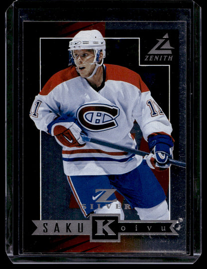 1997-98 Pinnacle Zenith - Z-Silver - Saku Koivu #26