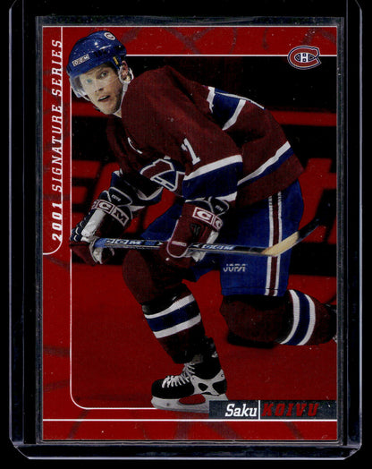 2000-01 In the Game Be A Player Signature Series - Ruby - Saku Koivu #91 /200