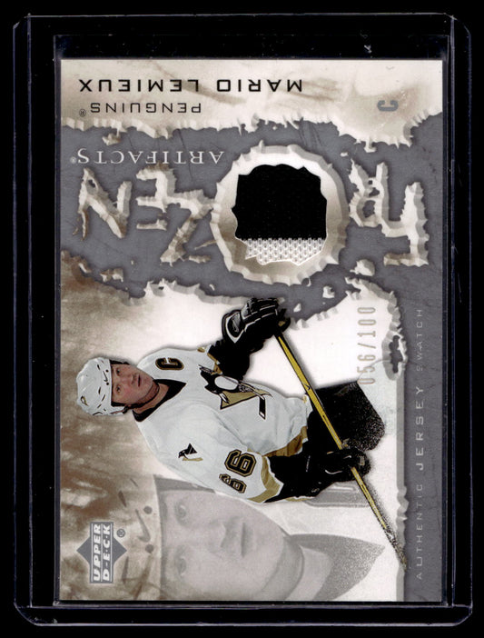 2007-08 Upper Deck Artifacts - Frozen Artifacts - Silver - Mario Lemieux #FA-ML /100