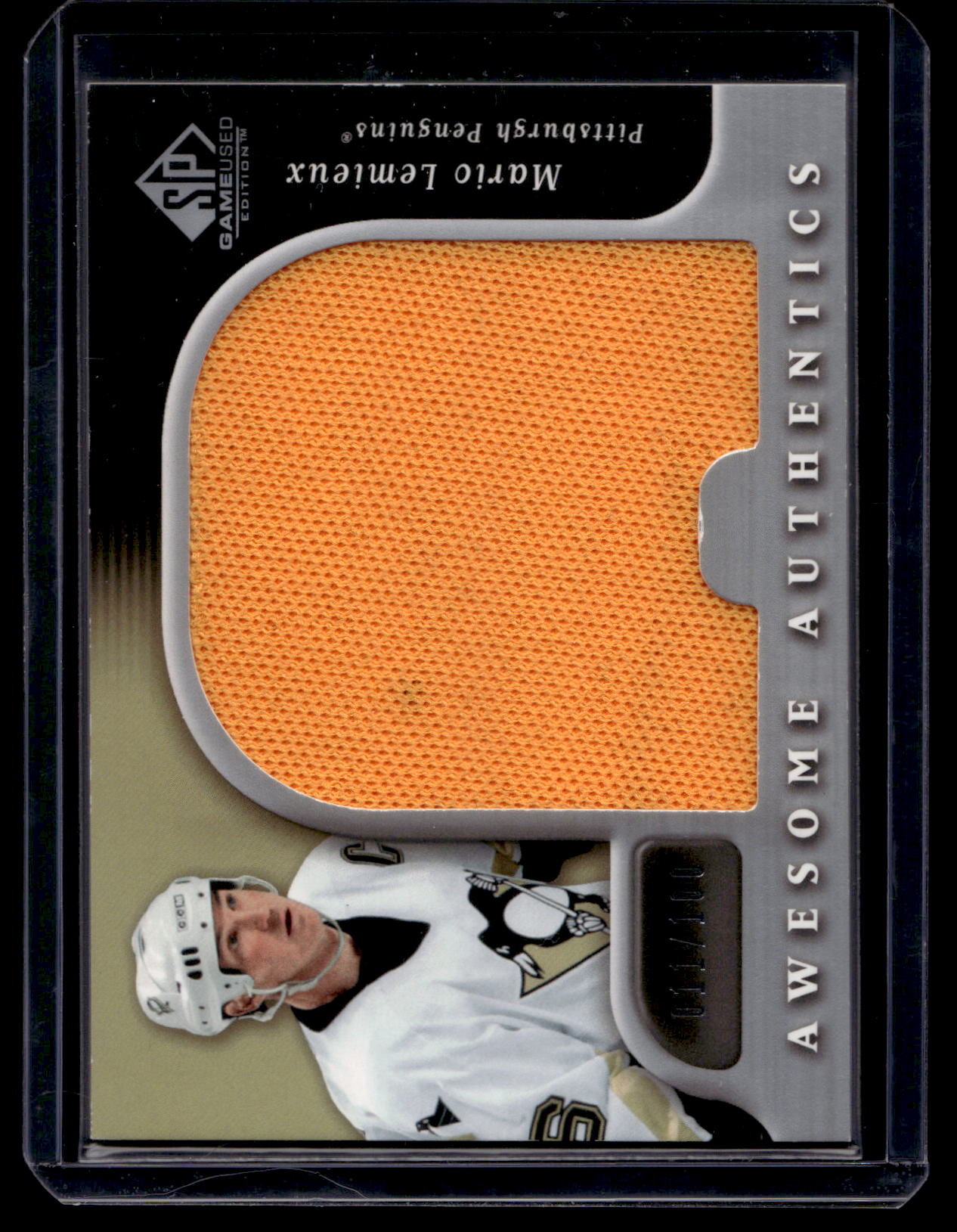 2005-06 Upper Deck SP Game Used Edition - Awesome Authentics - Mario Lemieux #AA-LX /100
