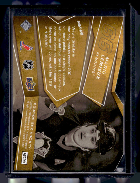 2008-09 Upper Deck SPx - Memorable Moments - Mario Lemieux #MM-ML