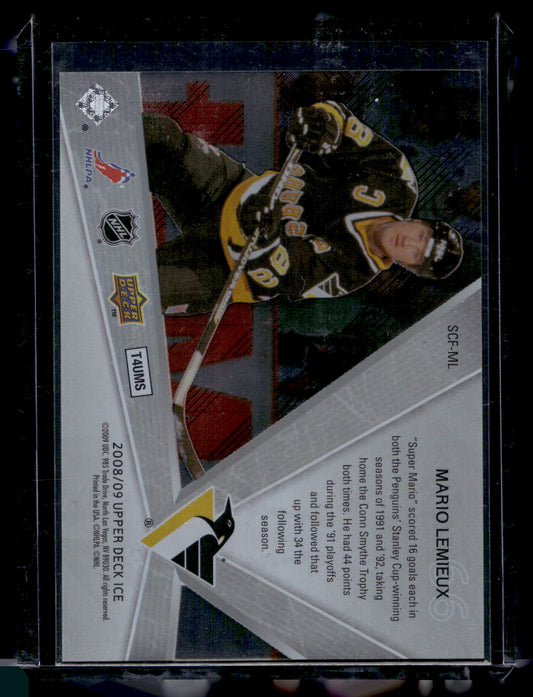 2008-09 Upper Deck Ice - Stanley Cup Foundations - Mario Lemieux #SCF-ML